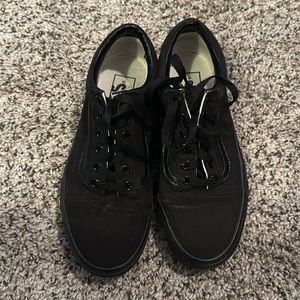 All black vans